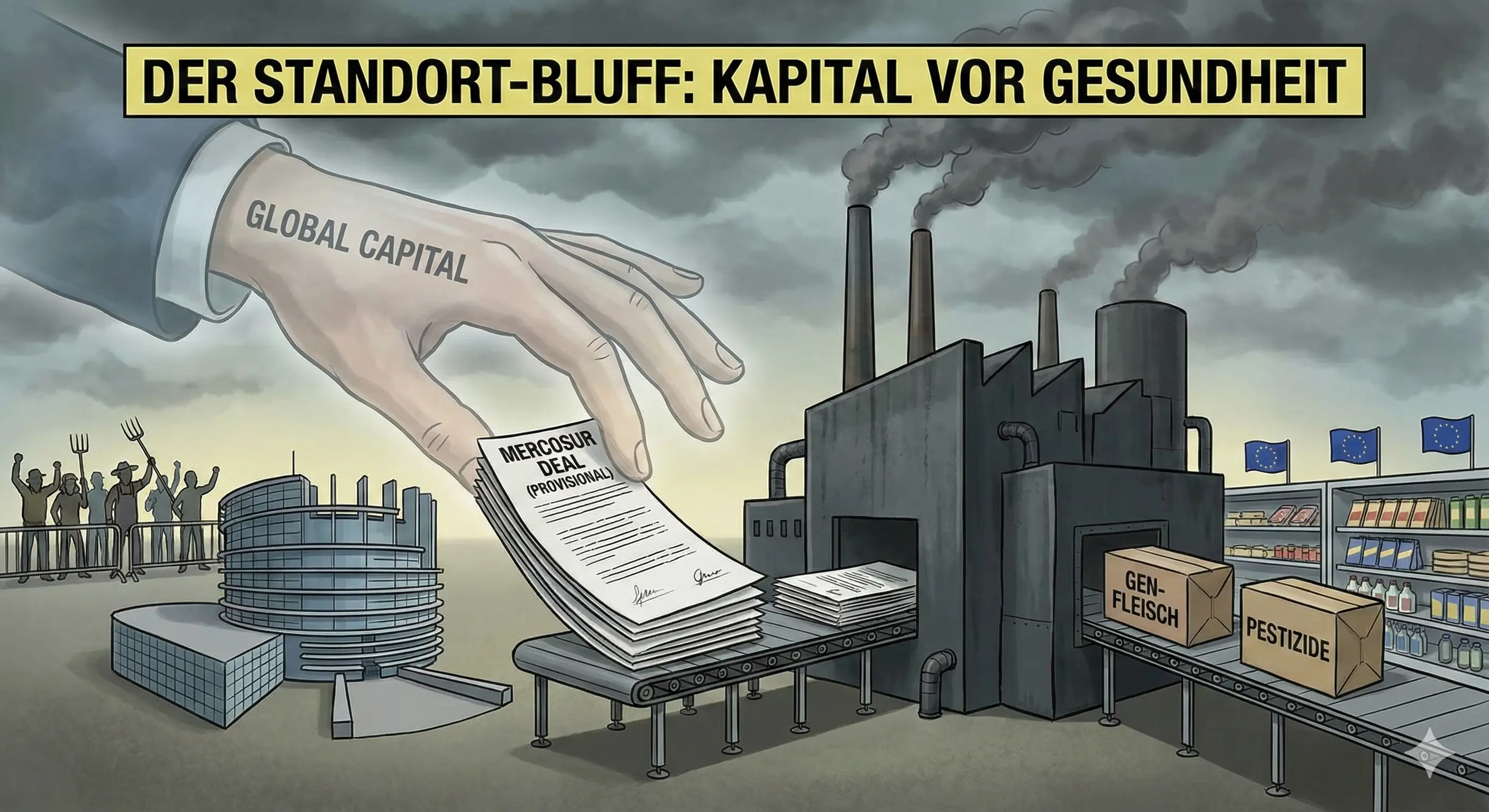 Der Demokratie-Bypass: Söder, Merz und Strack-Zimmermann fordern den Mercosur-Durchgriff – Wer regiert hier wirklich?