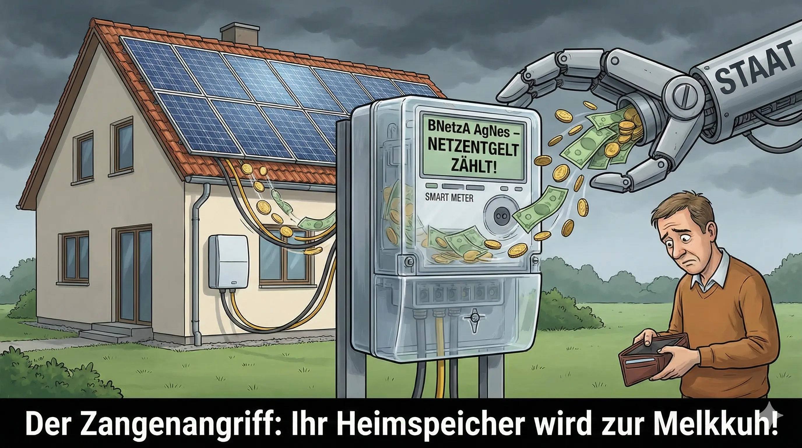 Der Zangenangriff auf die Eigenversorgung: Reiches „Netzanschlusspaket“ und die BNetzA-Speicherfalle